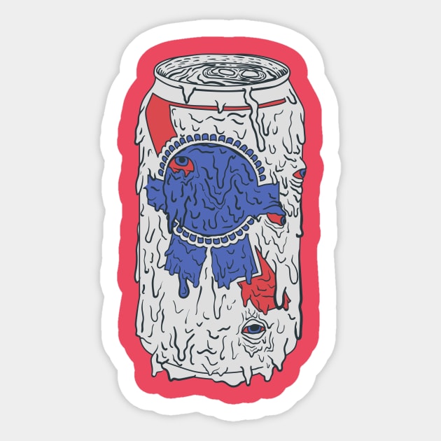 Beer Me Bruh Sticker by CalebLindenDesign